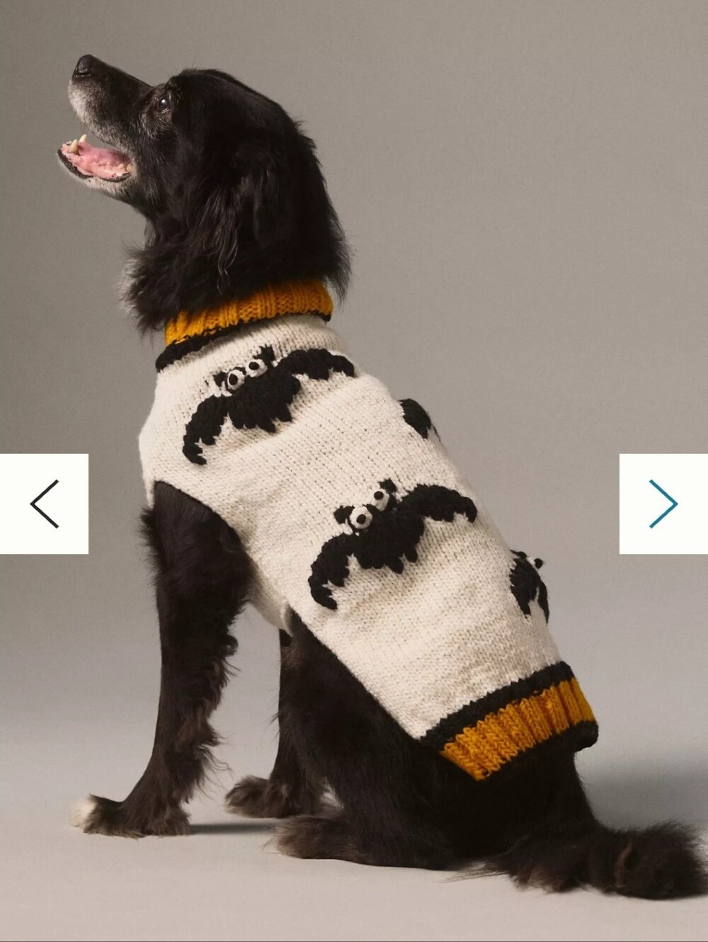 By Anthropologie Wool Halloween Pet Sweater XXLarge New
